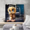 Tableau deco Titi sans Grosminet avec un pétard Dessin Animé Looney Tunes