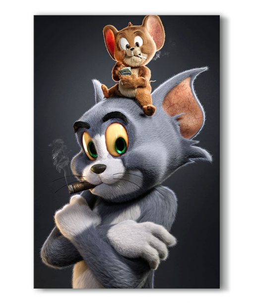 Tableau déco Tom et Jerry Cartoons Fun Tableau Deco