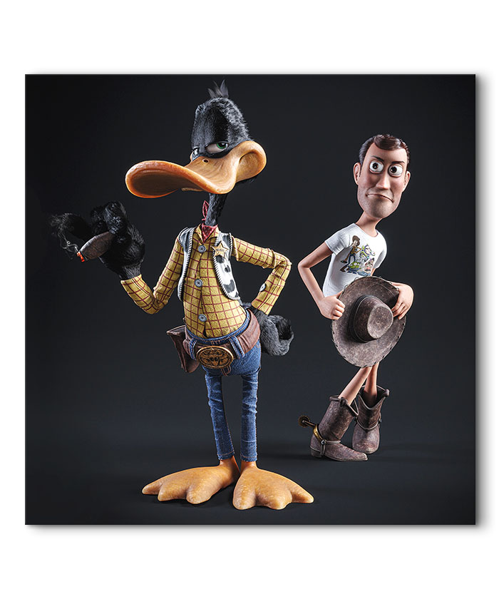 Tableau deco Woody Toy Story Daffy Duck