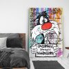 tableau deco grosminet titi tex avery cartoon dessin animé street art