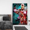 Tableau Iron Man peinture street art graffiti