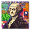Tableau deco Président George Washington Comics Pop Art
