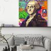 Tableau deco Président George Washington Comics Pop Art