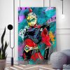 Tableau deco Actarus golodrak graffiti street art