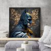 tableau batman dc comics polygonal design artiste