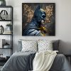tableau batman dc comics polygonal design artiste