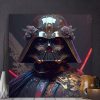 tableau dark vador samourai star wars