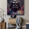 tableau dark vador samourai star wars