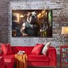 Tableau deco Bulldog Barman bar cocktail