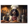Tableau Deco Chien Cocker Anglais Cuisinier cuisine