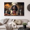Tableau Deco Chien Cocker Anglais Cuisinier cuisine