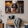 Tableau Deco Chien Cocker Anglais Cuisinier cuisine