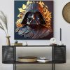 tableau deco portrait dark vador star wars design