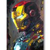 tableau deco iron man marvel peinture