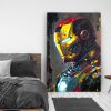 tableau deco iron man marvel peinture