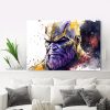 Tableau deco Thanos Avengers Marvel Aquarelle