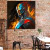 tableau deco Iron Man marvel peinture écorchée