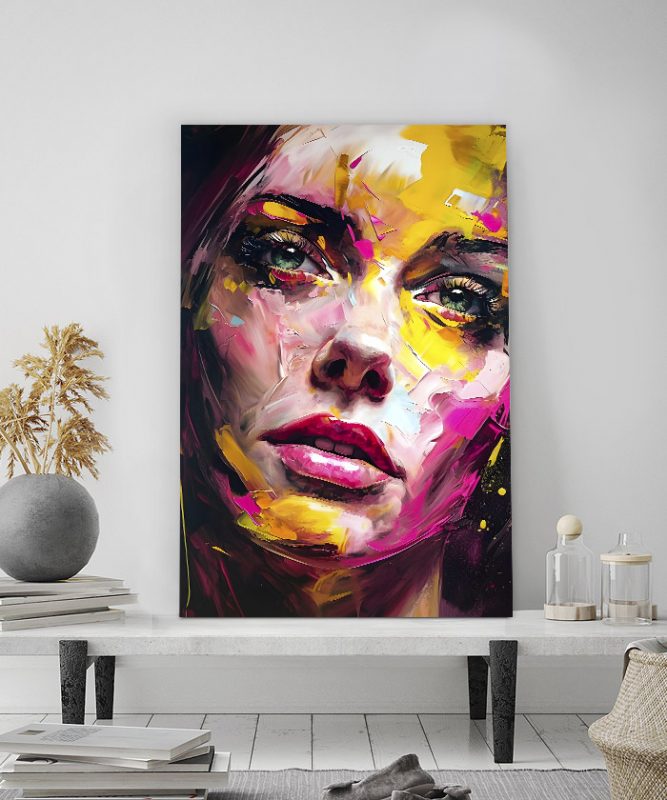 Tableau Moderne Visage main image 1