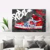 Tableau Basket Nike Air Jordan OG Street Art