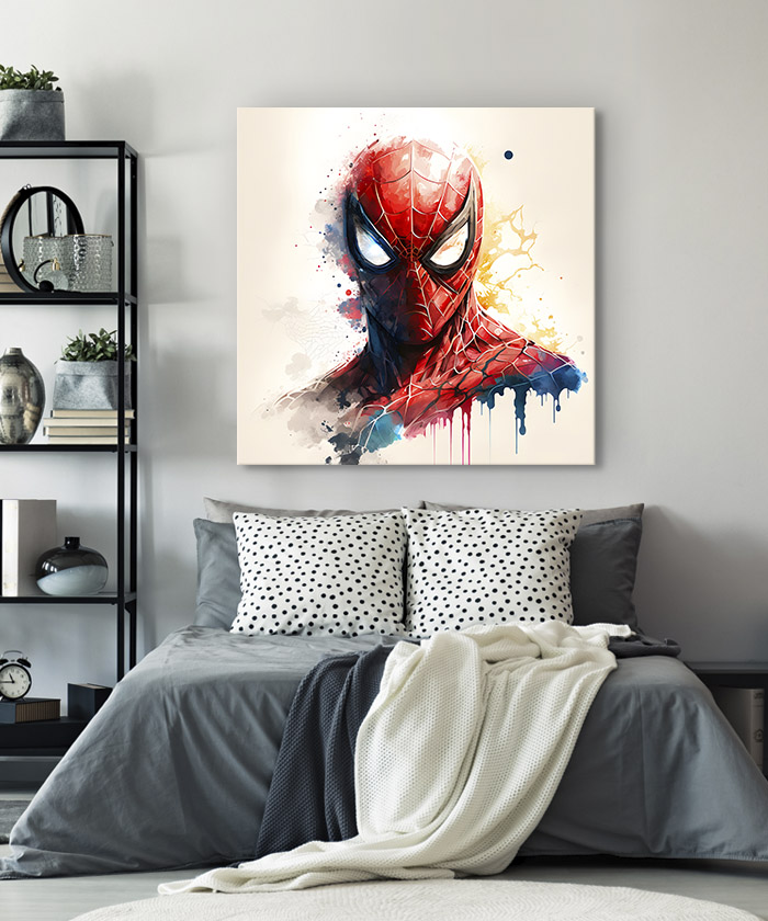 Tableau Marvel Spiderman 9 Toile Avec Cadre - ProduitPOD
