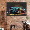 tableau deco voiture Ford Mustang Shelby street art pop art