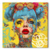 Tableau déco femme colorée design pop art