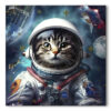 Tableau déco Chat Astronaute Cosmonaute