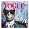 Tableau déco Karl Lagerfeld Vogue Street Art
