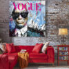 Tableau déco Karl Lagerfeld Vogue Street Art