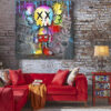 Tableau déco Kaws Pop art Street-art
