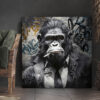 Tableau déco Singe Gorille Chic Street Art