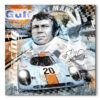 Tableau déco Steve McQueen Le Mans Gulf pop art