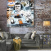 Tableau déco Steve McQueen Le Mans Gulf pop art