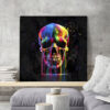 Tableau déco Tête de mort Crâne Pop Art