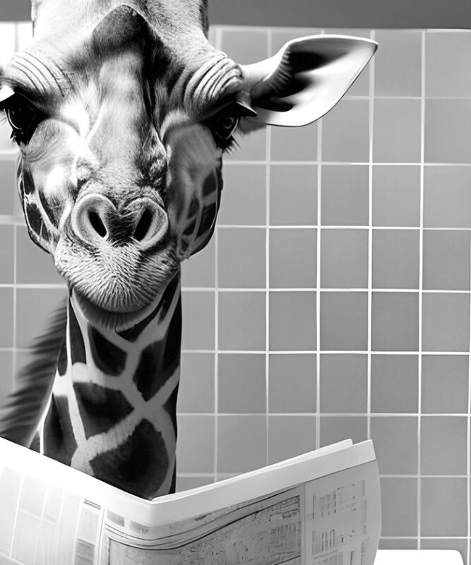 Tableau D co Girafe Dans Les WC Noir Et Blanc Tableau Deco tableau-d-co-girafe-dans-les-wc-noir-et-blanc-tableau-deco