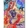 Tableau déco Jessica Rabbit Roger Cartoon pop street art