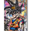 Tableau déco Son Goku Dragon Ball Z graffiti Street-art