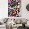 Tableau déco Son Goku Dragon Ball Z graffiti Street-art