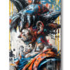 Tableau déco Son Goku Dragon Ball Z Street-art