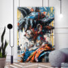 Tableau déco Son Goku Dragon Ball Z Street-art