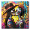 Tableau déco Amoureux Mexicains Dia de Muertos street art