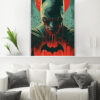 Tableau déco Batman illustration rouge