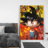 Tableau déco Son Goku Dragon Ball Z manga Street-art