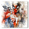Tableau déco Spiderman peinture street art marvel super héros