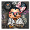Tableau deco Minnie Mouse Rebelle Street Art graffiti disney