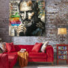 Tableau déco Steve Jobs vintage street art