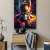 Tableau déco Wolverine X-men peinture pop art