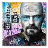Tableau déco portrait Breaking Bad Walter White Pop art