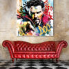 Tableau déco Docteur Strange comics Pop-art Multicolor