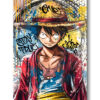 Tableau déco One Piece Luffy Manga Street Pop-art